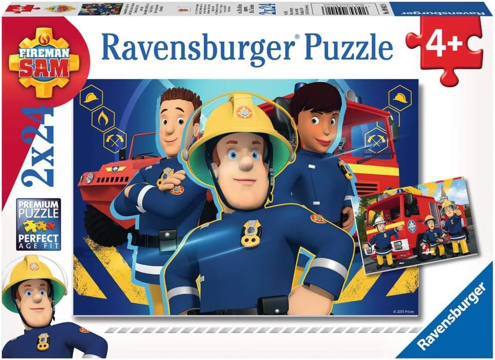 Ravensburger Fireman Sam Jigsaw Puzzles for Kids Age 3 Years Up