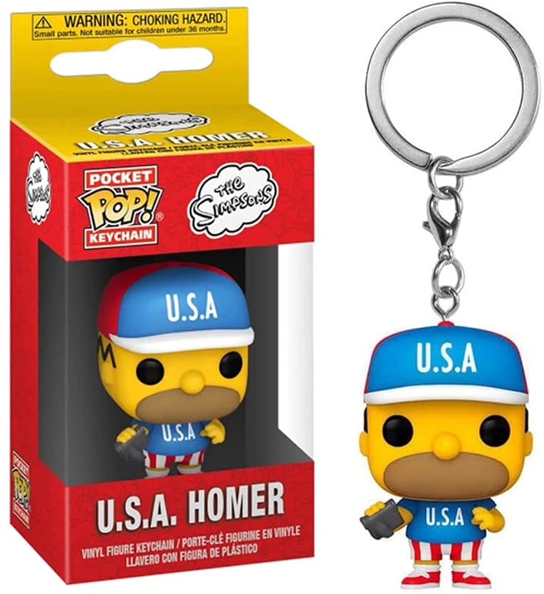 Les Simpsons USA Homer Funko 53761 Pocket Pop!