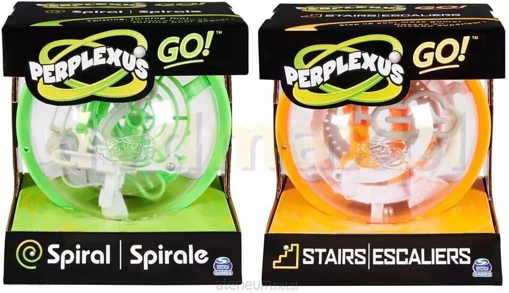 Spin Master Games 1-6059581 Perplexus GO Spiral, Compact Challenging Puzzle Skill Game