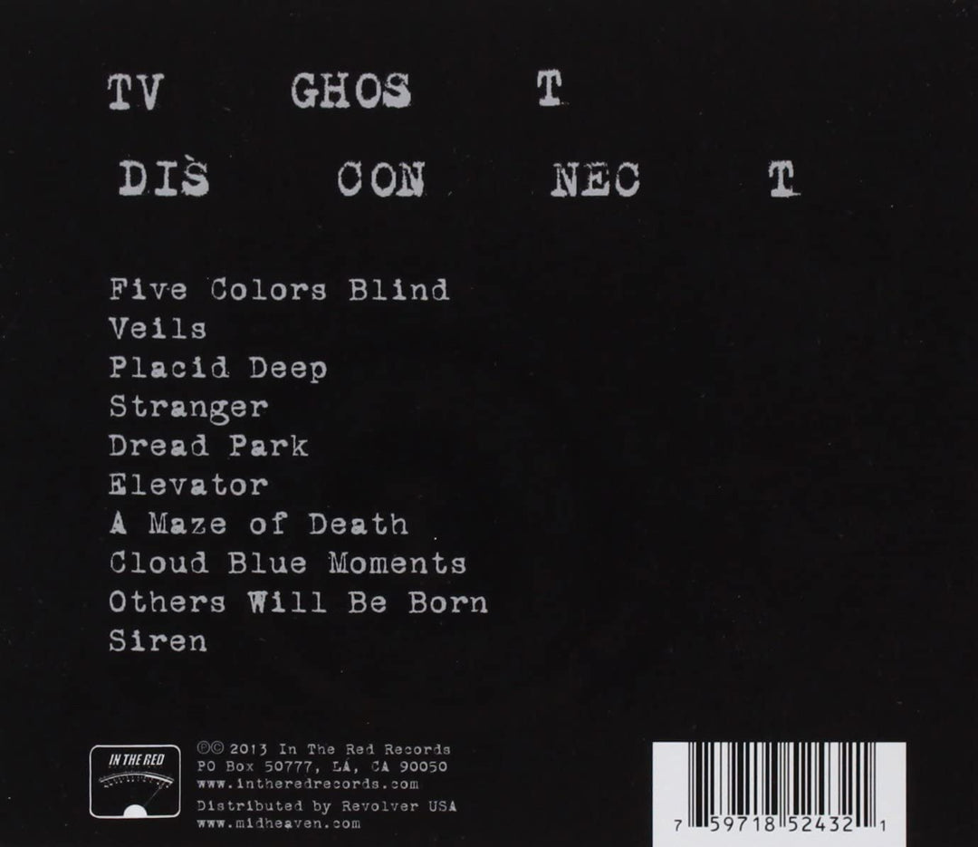 TV Ghost - Disconnect [Audio CD]
