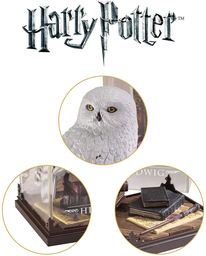 The Noble Collection - Magical Creatures Hedwig - Hand-Painted Magical Creature #1 - Officially Licensed 7in (18.5cm) Tall Harry Potter Toys Collectable Figures - For Kids & Adults