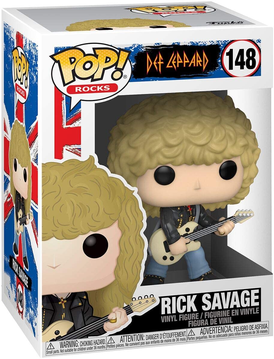 Def Leppard Rick Savage Funko 40126 Pop! Vinyle #148