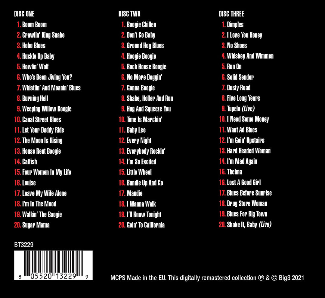 John Lee Hooker - Boom Boom - 60 Essential Recordings [Audio CD]