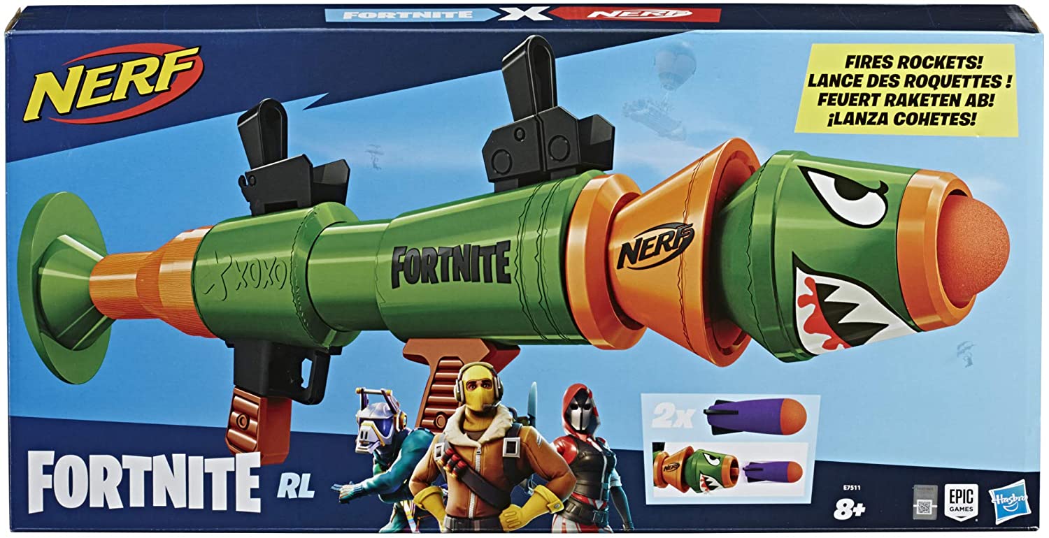Nerf Fortnite RL Blaster - Foam Rocket Launcher Inspired by Video Game