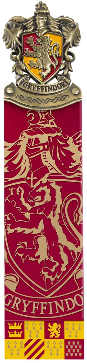 La Noble Collection Marque-page Harry Potter Gryffondor Crest 10in (25cm) Marque-page Poudlard émaillé à la main