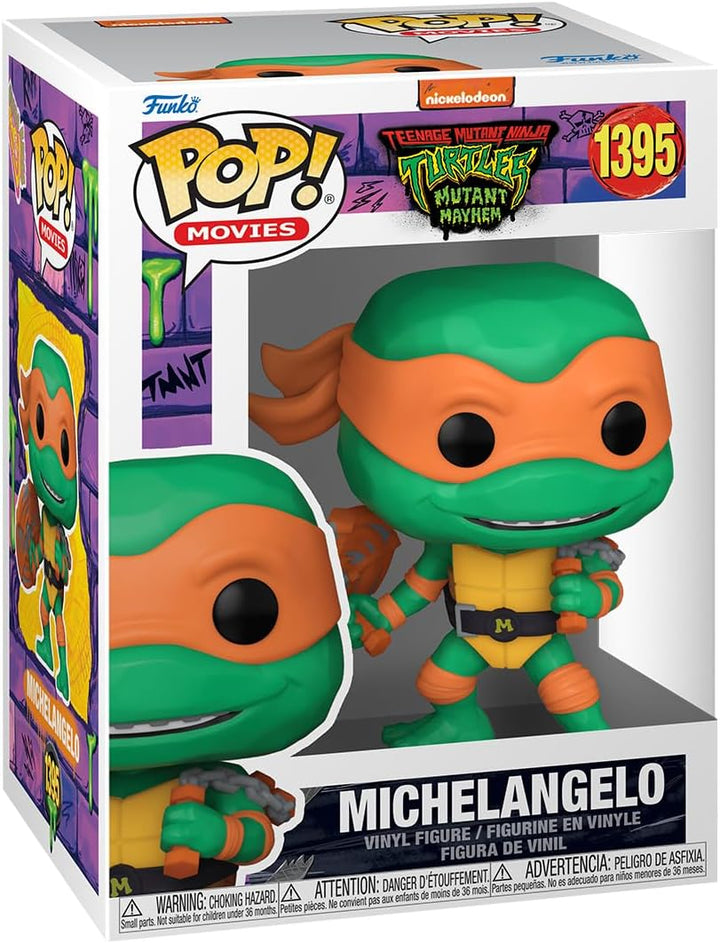 Movies: Teenage Mutant Ninja Turtles (TMNT) Mutant Mayhem - Michelangelo Funko 72336 Pop! Vinyl #1395