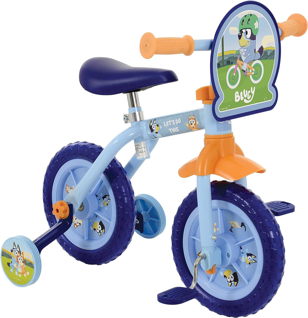 Bluey 2in1 10" Training Bike, Blue