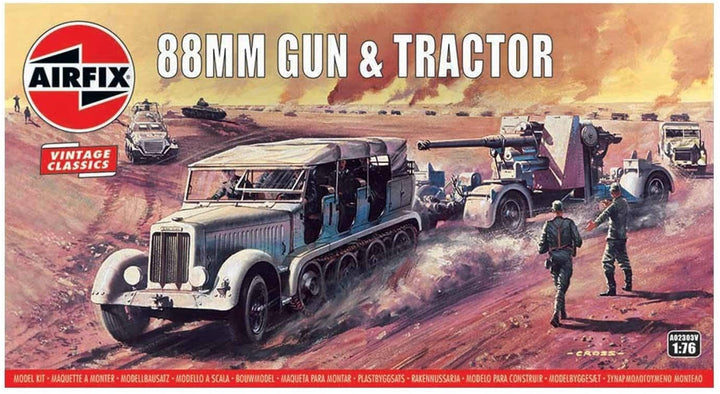 Airfix A02303V 88mm Flak Gun and Tractor