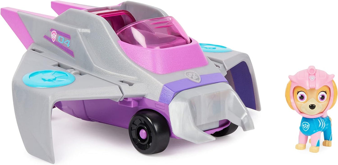 Paw Patrol Aqua Pups Skye Transforming Manta Ray Vehicle with Collectible Action Figure