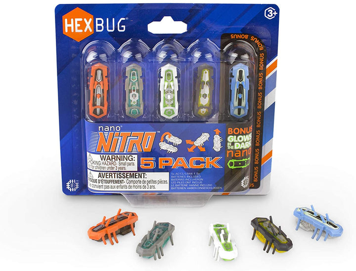 Hexbug 415-4574-06GL06 nano Nitro 5 Pack - Multicolor