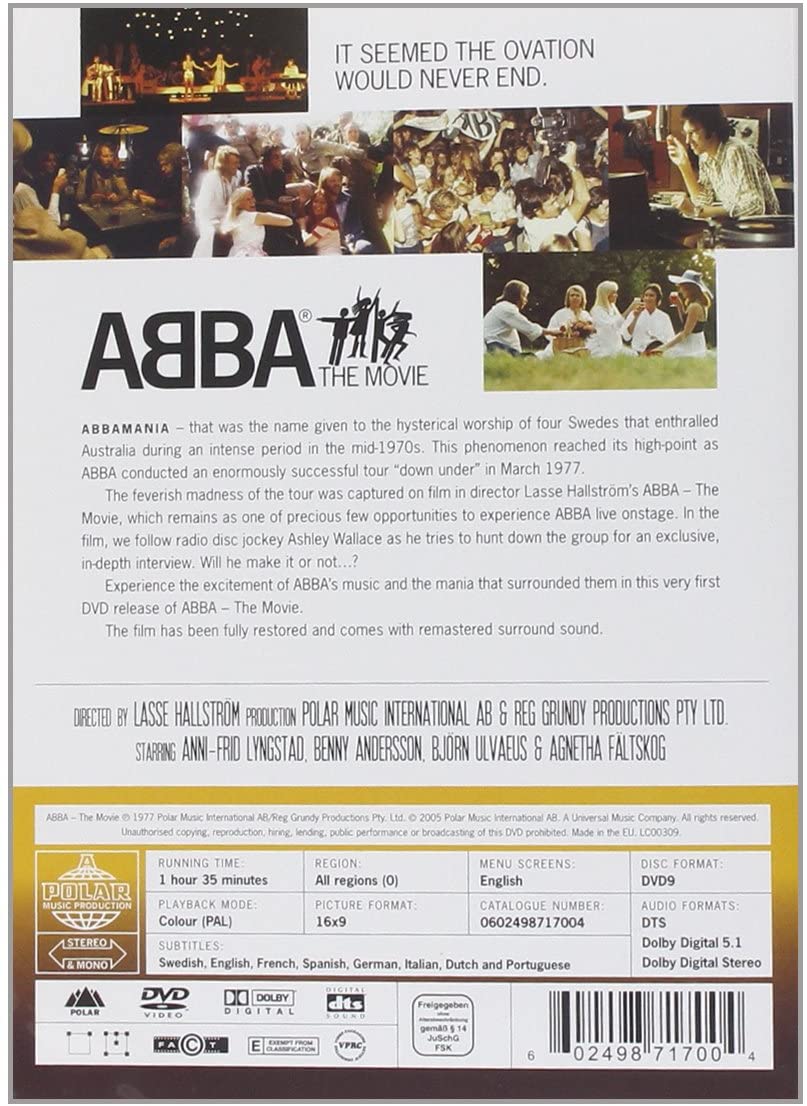 Abba - The Movie [2005] - Musical/Documentary [DVD]
