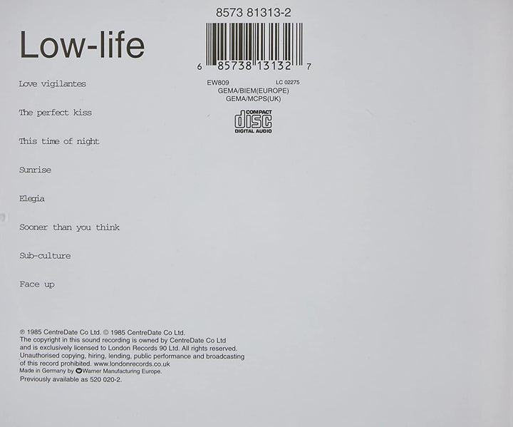 Low-Life - New Order [Audio CD]