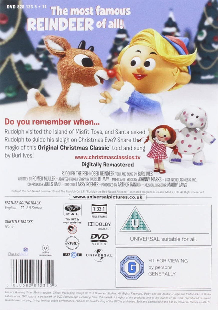 Rudolph The Red Nosed Reindeer - [DVD]