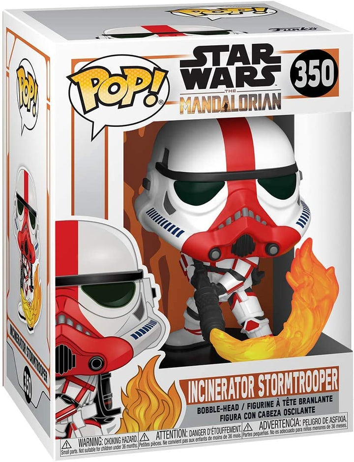 Star Wars The Mandalorian Incinerator Stormtrooper Funko 45542 Pop! Vinyl #350