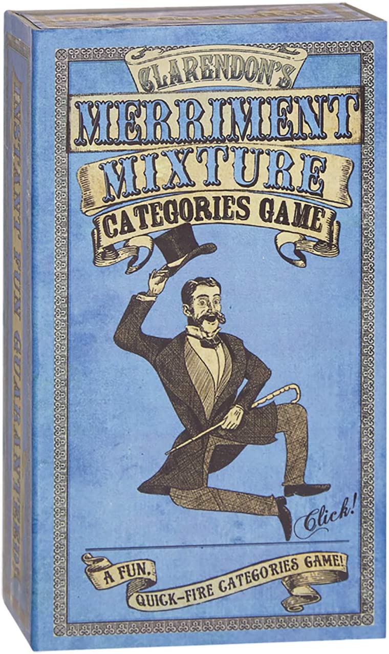 Merriment Mixture Categories Game: The Hilarious Pocket-Sized Card Game of Crazy Categories that Gets the Whole Family Laughing – Card Games for Adults, Teens, Kids - Dinner Party Games
