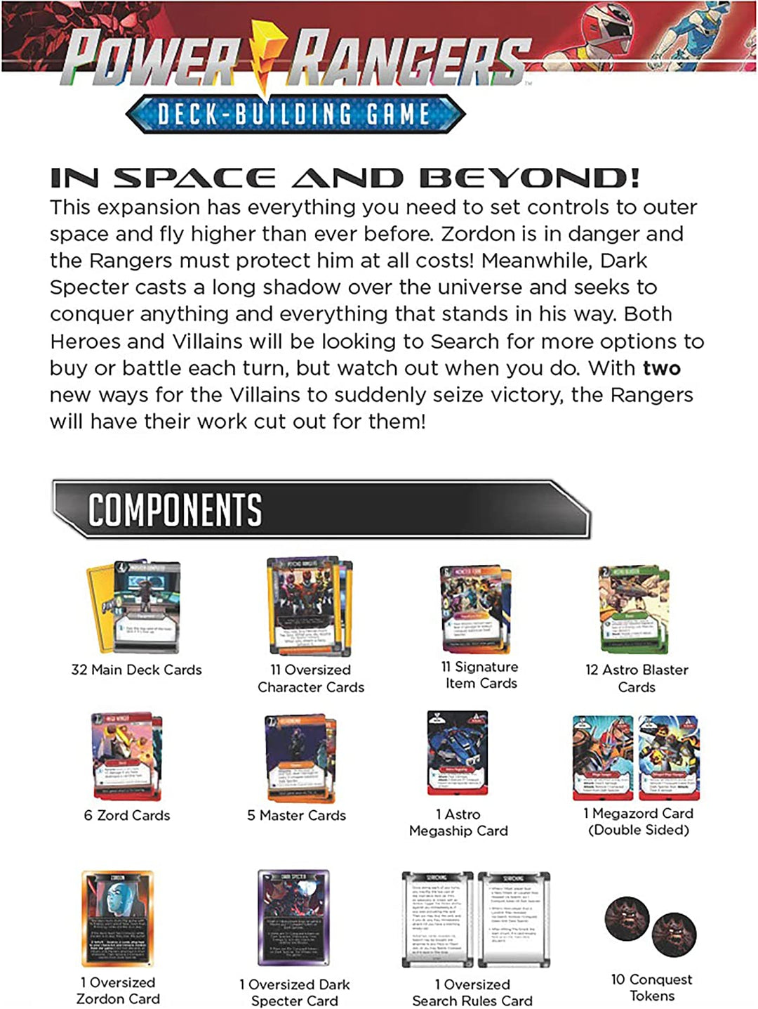 Power Rangers Deck-Building Game: Flying Higher Expansion