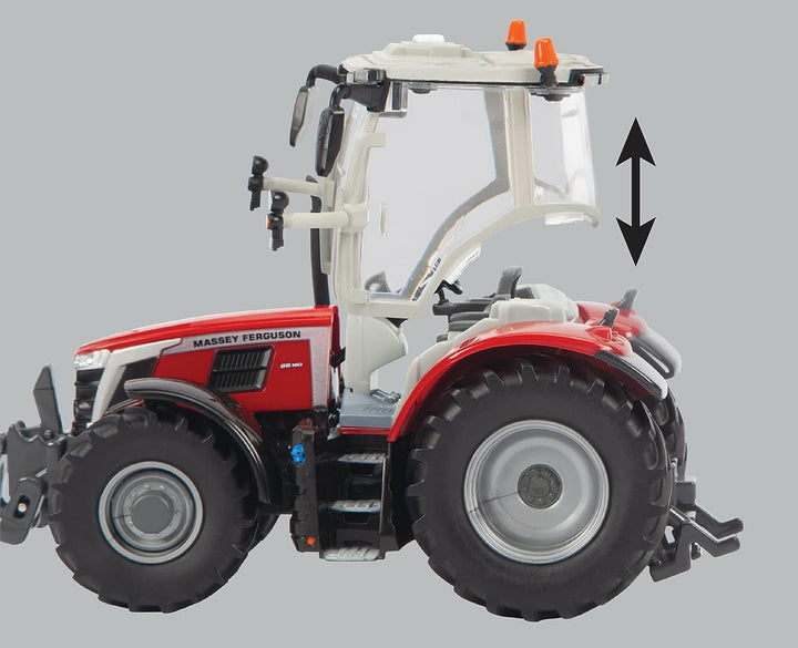 Britains Massey Ferguson 6S.180 Tractor Toy, Farm Toys for Children, Massey Ferguson Tractor Toy Compatible with 1:32 Scale Farm Animals and Toys