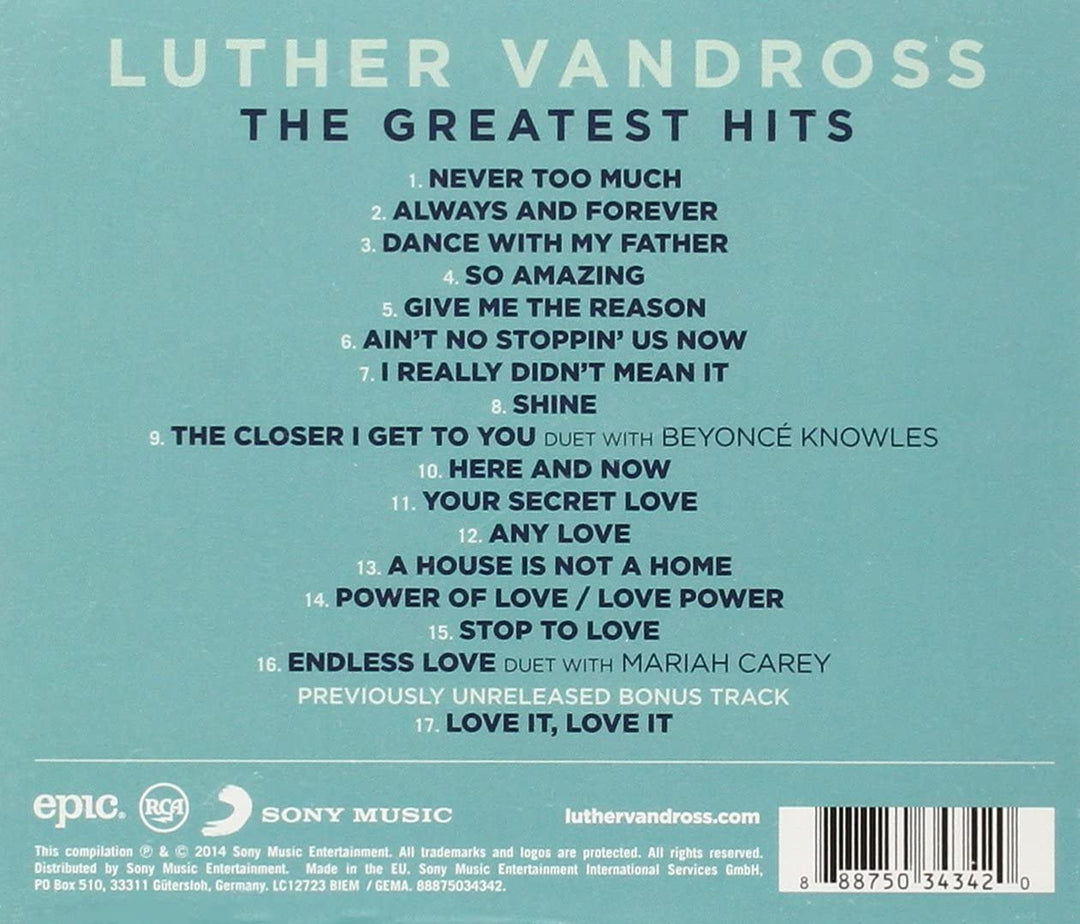 The Greatest Hits - Luther Vandross [Audio CD]