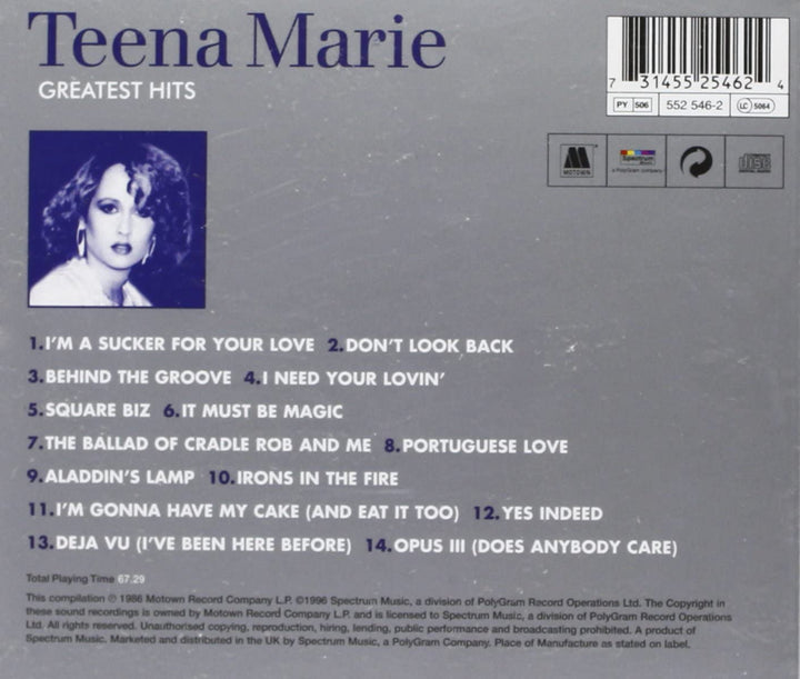 Greatest Hits - Teena Marie [Audio CD]