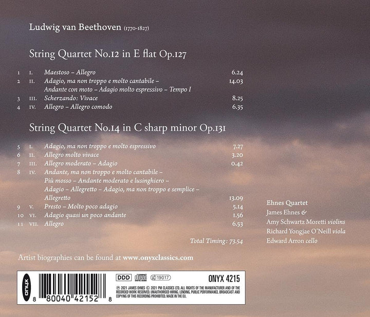 Beethoven: String Quartet No. 12, Op. 127/... [Audio CD]