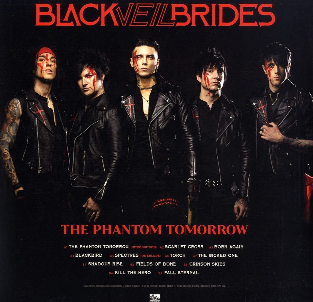 Black Veil Brides - The Phantom Tomorrow (Transparent Red) [VINYL]