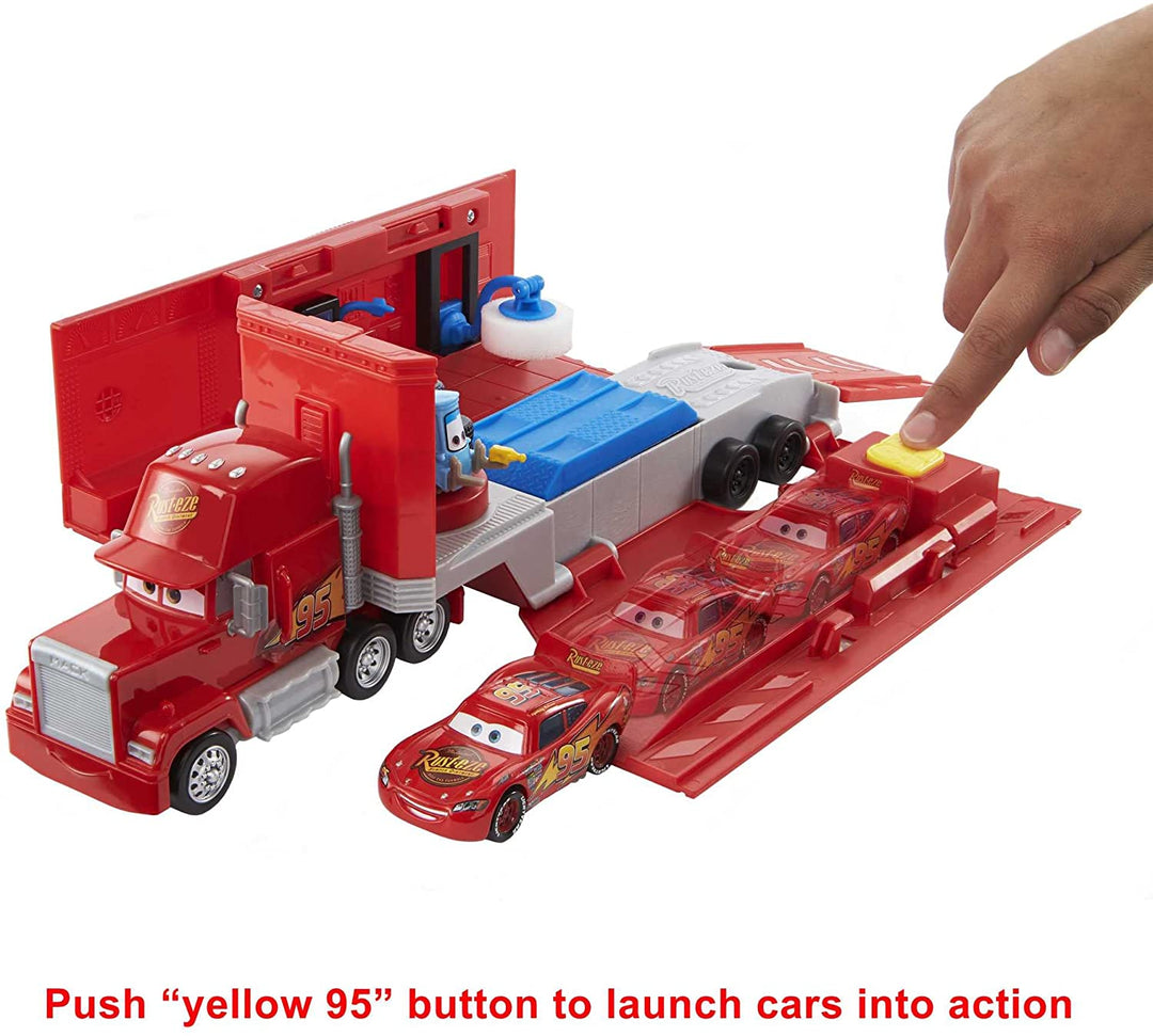 Disney Pixar Cars Transforming Mack - Transporter Truck Folds Out Into Tune-Up S