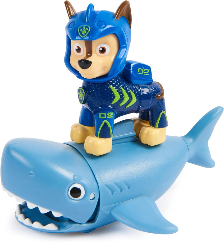 Paw Patrol, Aqua Pups Chase and Shark Action Figures Set, Kids’ Toys for Ages 3