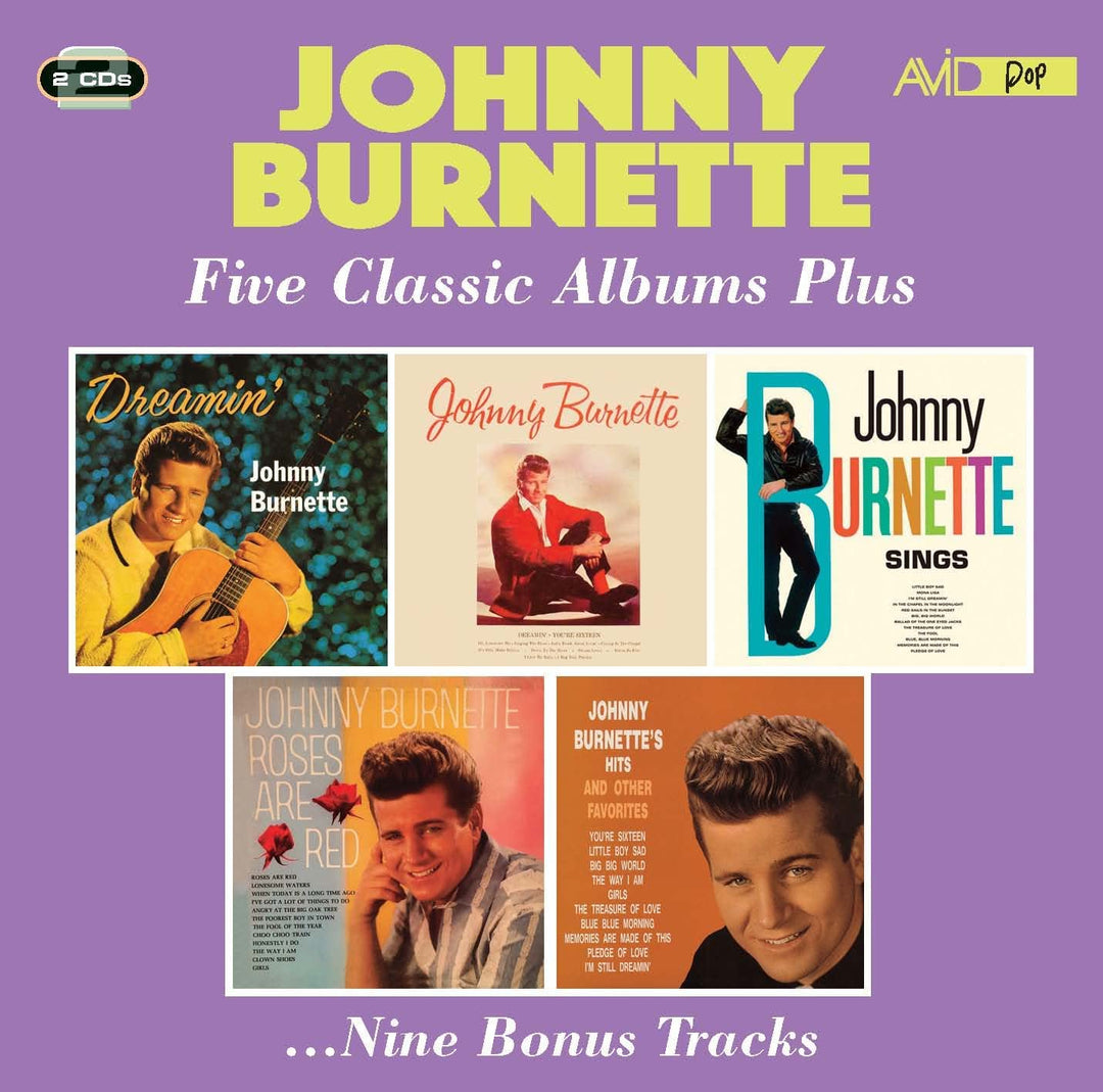 Johnny Burnette - Five Classic Albums Plus [Audio CD]