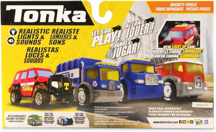 Tonka 06008 Mighty Machines L&S-First Responder Play Vehicle, Multicolor