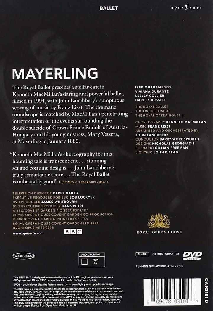 Liszt - Mayerling [2010] -  [DVD]