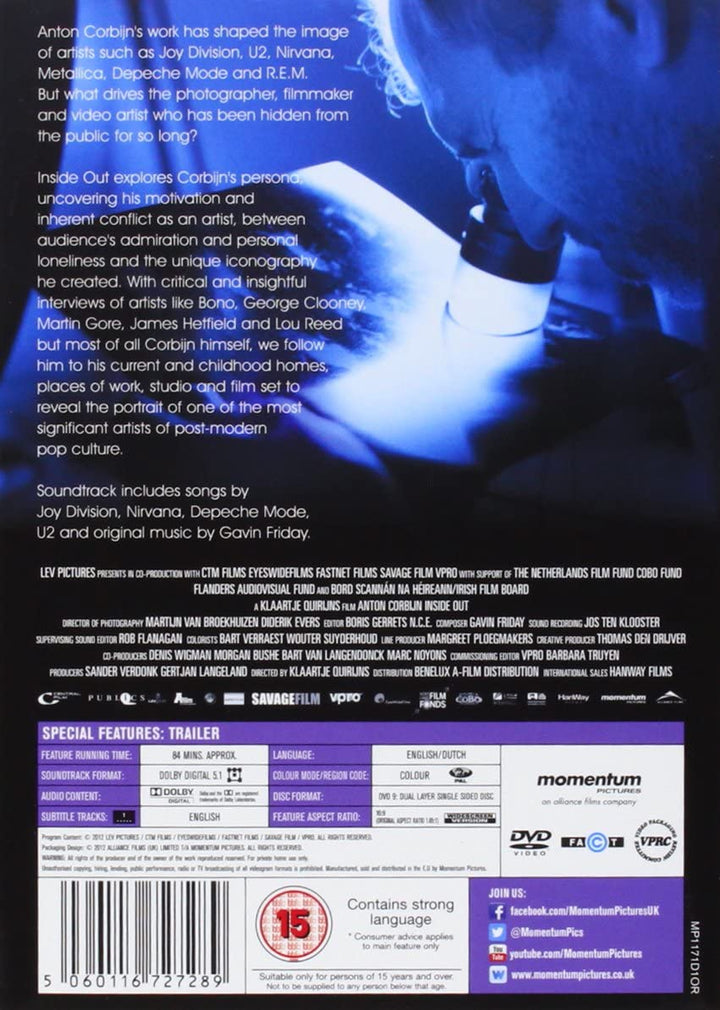 Anton Corbijn: Inside Out [Documentary ] [DVD]