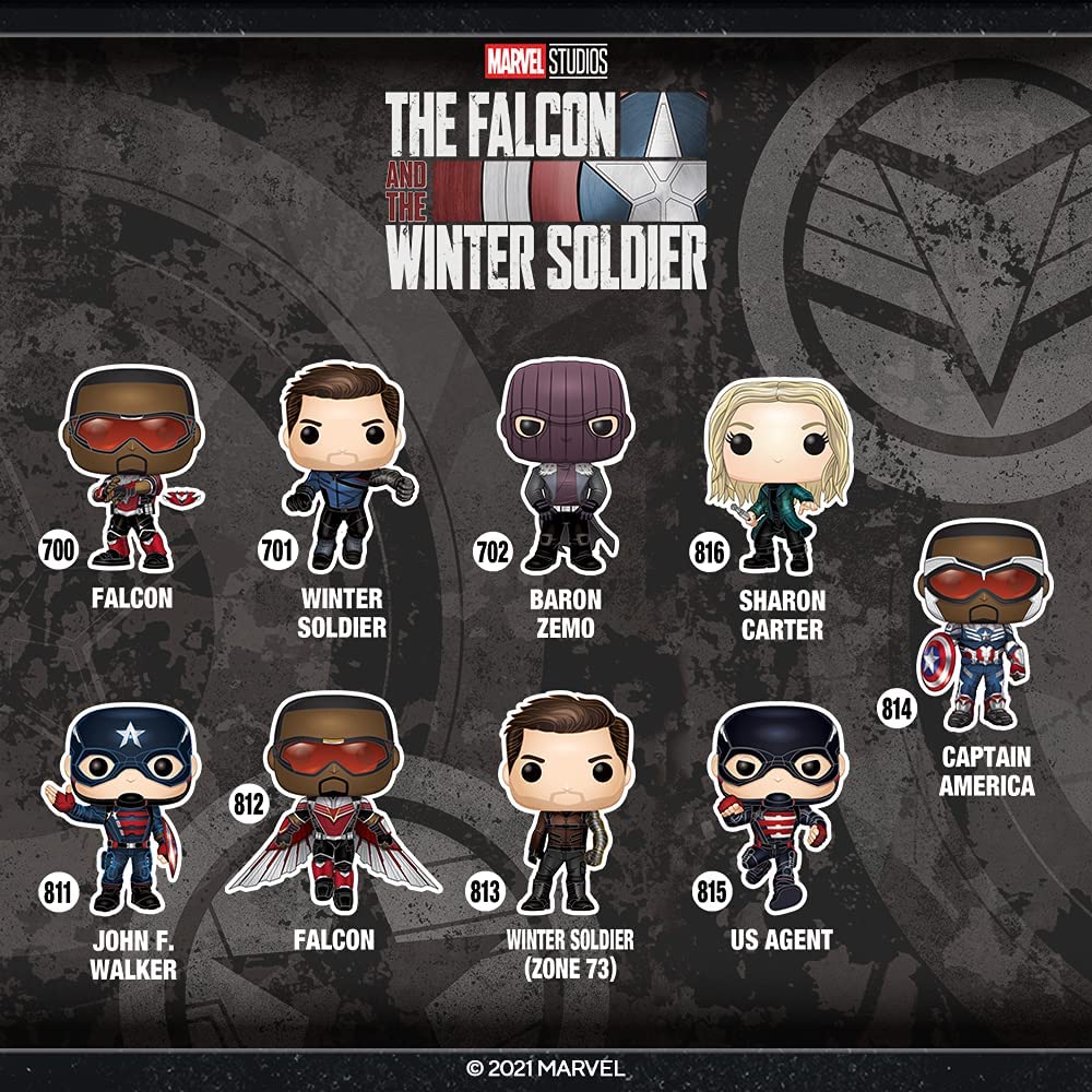 Marvel Studios The Falcon and The Winter Soldier Captain America Funko 51630 Pop! VInyl # 814