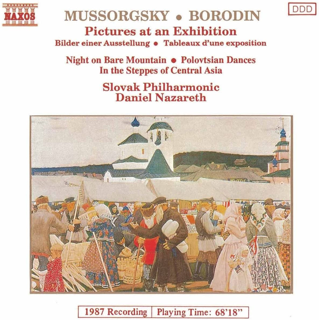 Mussorgsky: Pictures at an Exhibition; Night on the Bare Mountain; Borodin: In the Steppes of Central Asia [Audio CD]