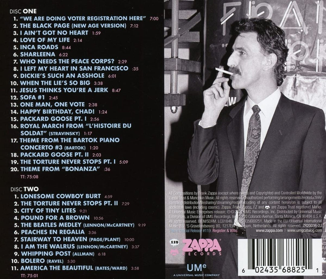 Frank Zappa - Zappa '88: The Last U.S. Show [Audio CD]
