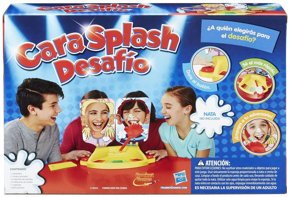 Hasbro Gaming Face Splash Splash Face Challenge multicolore