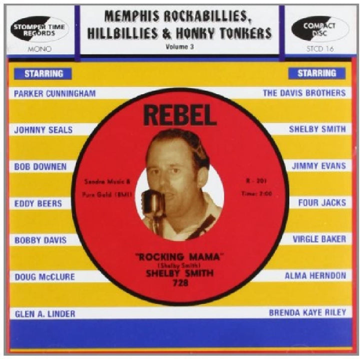 Memphis, Rockabillies, Hillbillies And Honky Tonkers Vol. 3 [Audio CD]