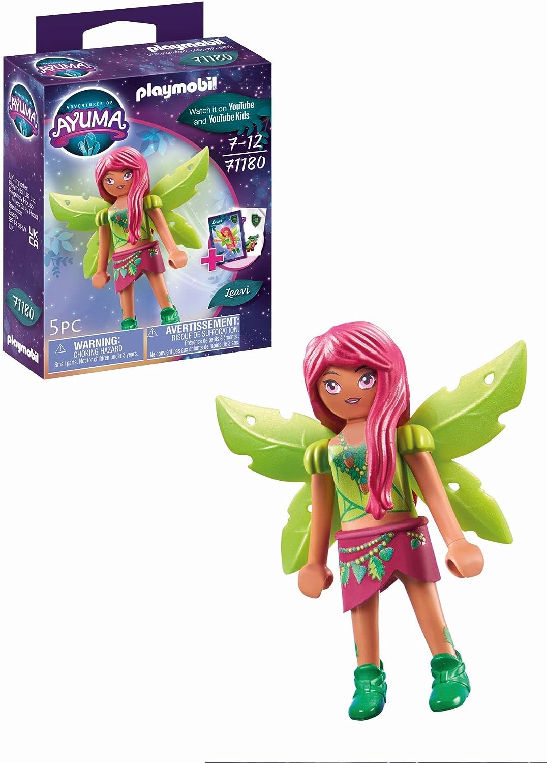 Playmobil 71180 Adventures of Ayuma - Forest FAiry Leavi, fAiries, Mystical Adventures, Fun Imaginative Role-Play, Playset Suitable for Children