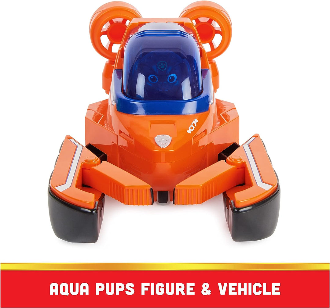 Paw Patrol Aqua Pups Zuma Transforming Lobster Vehicle with Collectible Action Figure
