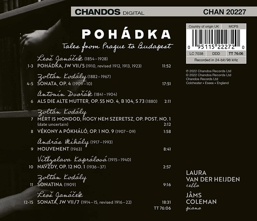 Laura van der Heijden - Pohadka [Laura van der Heijden; Jâms Coleman] [Chandos: CHAN 20227] [Audio CD]