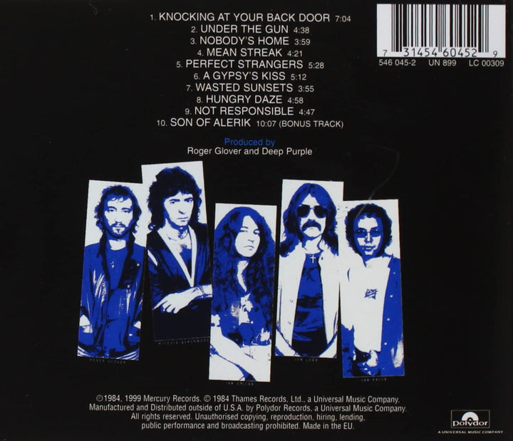 Perfect Strangers - Deep Purple [Audio CD]