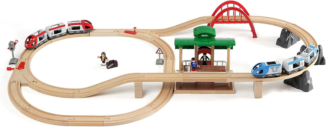 BRIO World Railway Travel Switching Set for Kids Age 3 Years Up - Compatible With All BRIO Trains and Accessories