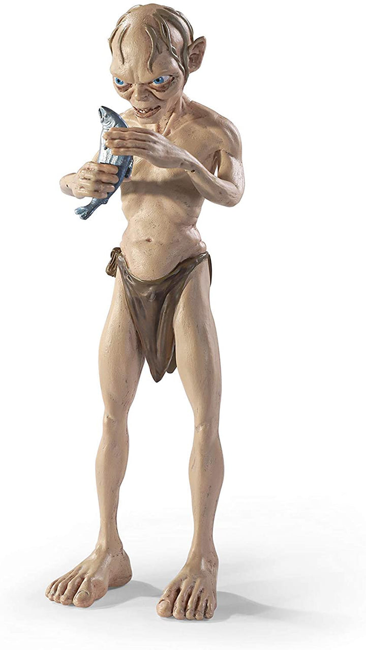 The Noble Collection LoTR Bendyfigs Gollum - Officially Licensed 19cm (7.5 inch) Lord Of The Rings Bendable Posable Collectable Doll Figures With Stand