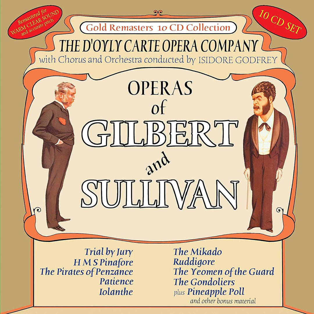 Gilbert and Sullivan - Operas of Gilbert and Sullivan (D'Oyly Carte Opera Company) ][Audio CD]