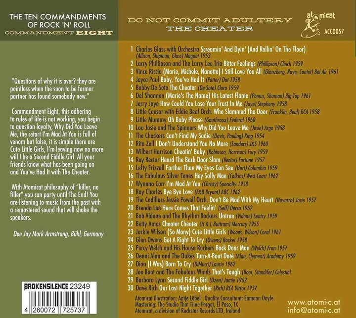 Ten Commandments Of Rock 'n' Roll: Commandment 8 (Various Artists) [Audio CD]