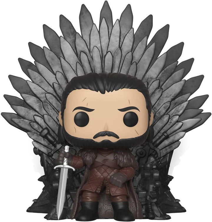 Deluxe: Game S10: Jon Snow Sitting on Iron Throne Funko 37791 Pop! Vinyl #72