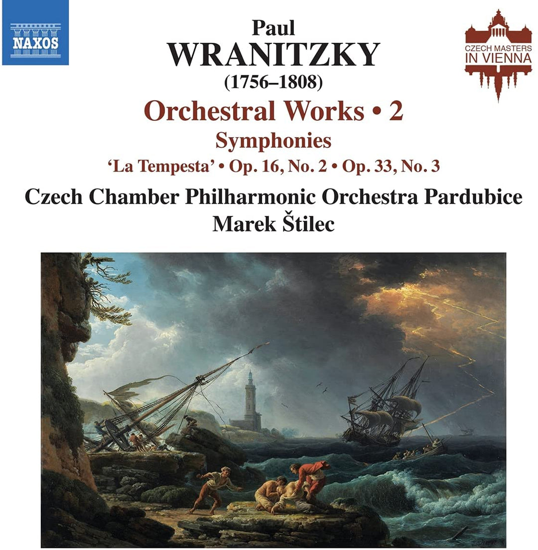 Wranitzky: Orchestral Wks 2 [Czech Chamber Philharmonic Orchestra Paradubice; Marek Stilec] [Naxos: 8574255] [Audio CD]