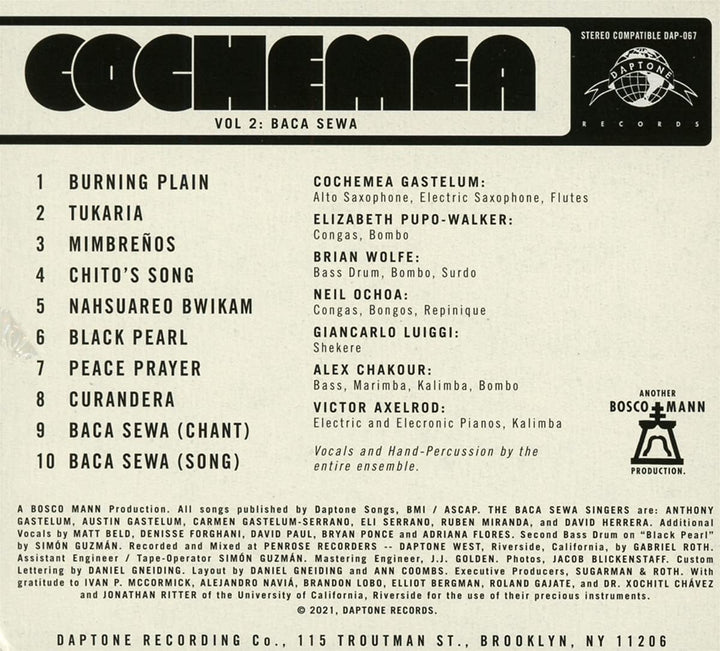 Cochemea - Vol. II: Baca Sewa [Audio CD]