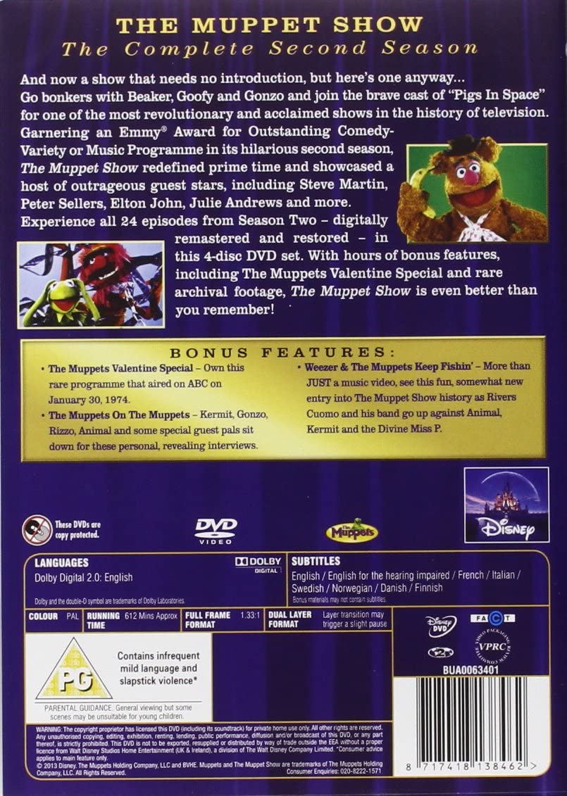 The Muppet Show - Season 2 [DVD]