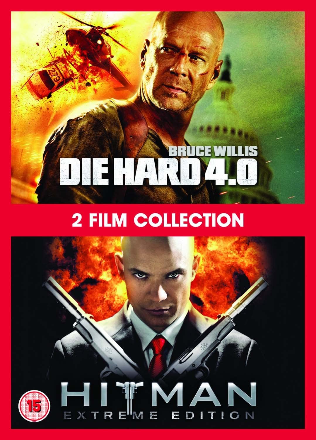 Hitman / Die Hard 4.0 Double Pack - Action/Thriller [DVD]