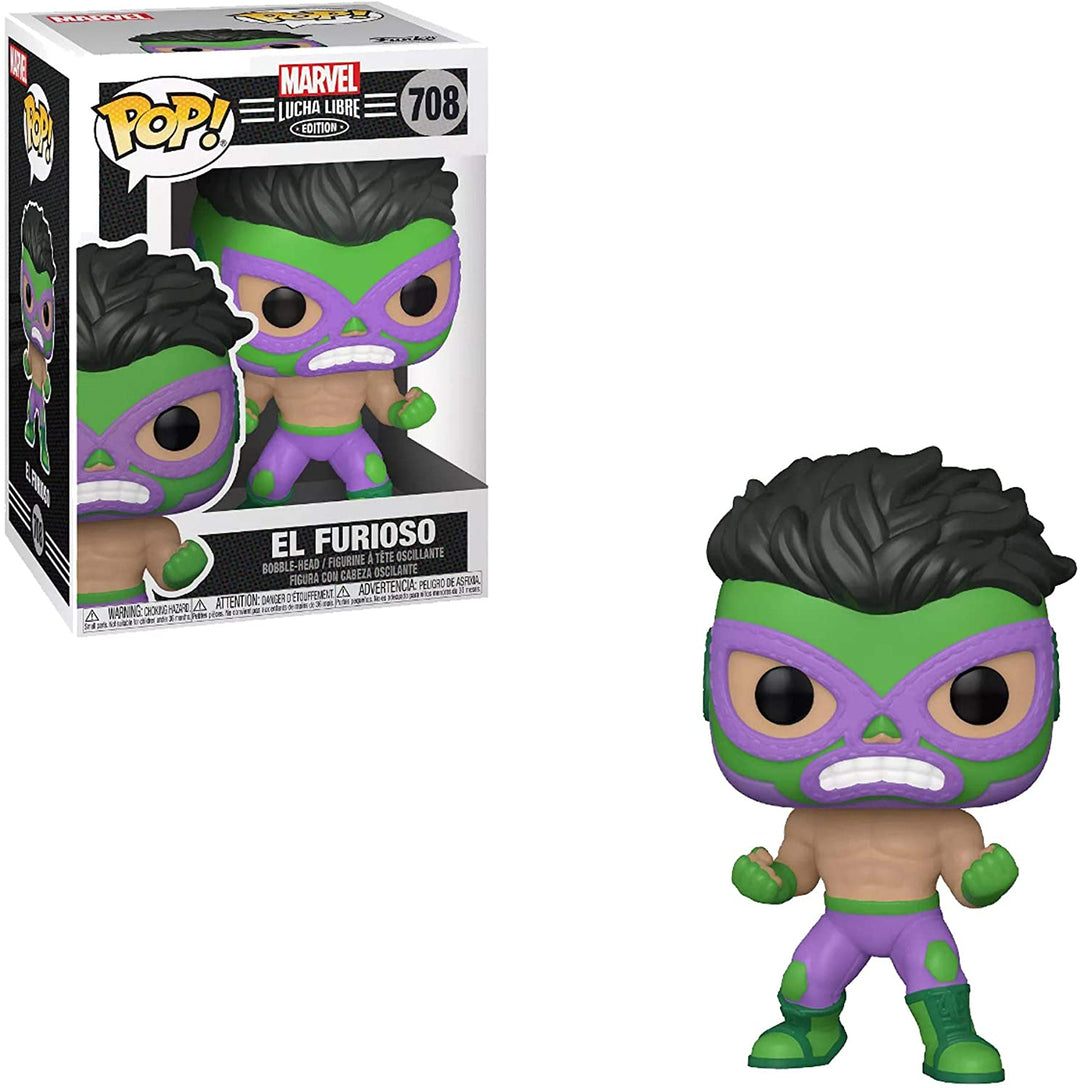 Marvel Lucha Libre Edition El Furioso Funko 53870 Pop! Vinyl #708